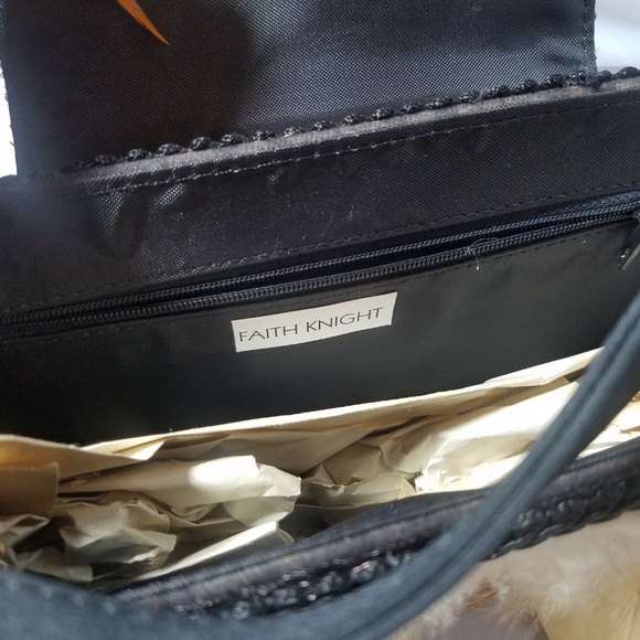 NWT Faith Knight Designs Handmade Feather Purse - Picture 4 of 8